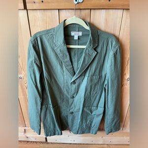 Wallace & Barnes chore blazer in cotton herringbone and ripstop